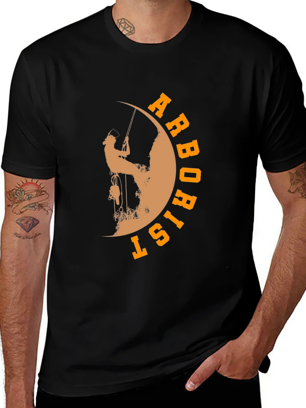 Arborist Climbing Tree T-Shirt product image 1