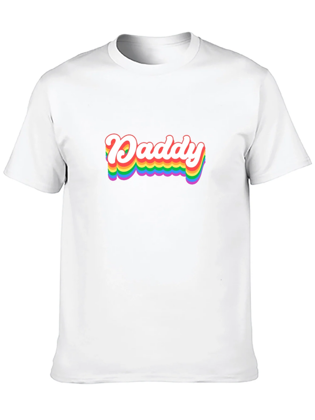Rainbow Daddy Graphic Tee - Black Cotton Blend Shirt product image 12