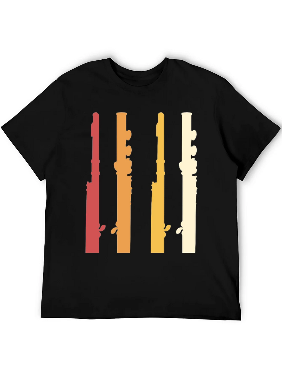 Retro Flute Musician T-Shirt product image 8