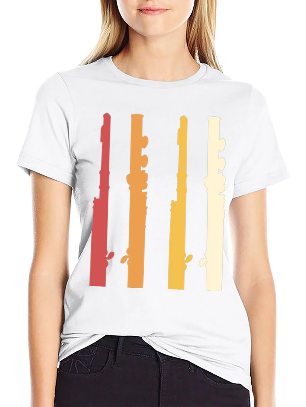 Retro Flute Musician T-Shirt product image 11
