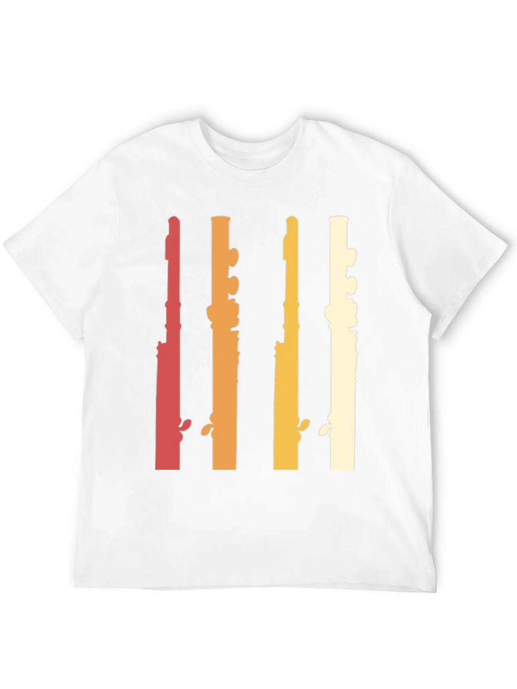 Retro Flute Musician T-Shirt product image 3
