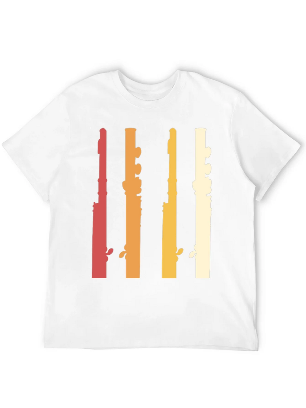 Retro Flute Musician T-Shirt product image 3