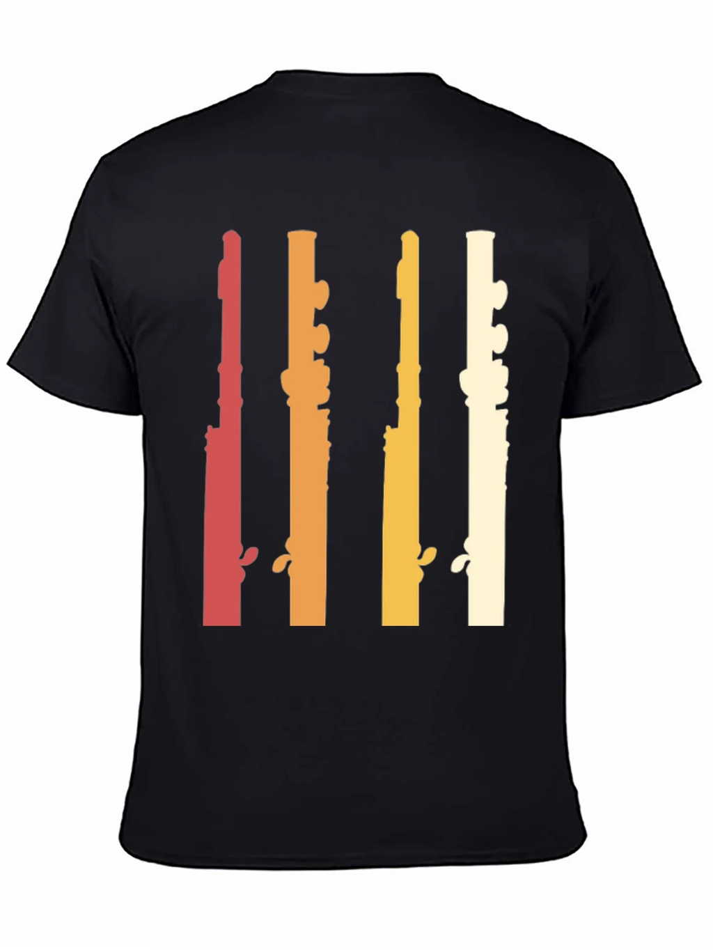 Retro Flute Musician T-Shirt product image 7