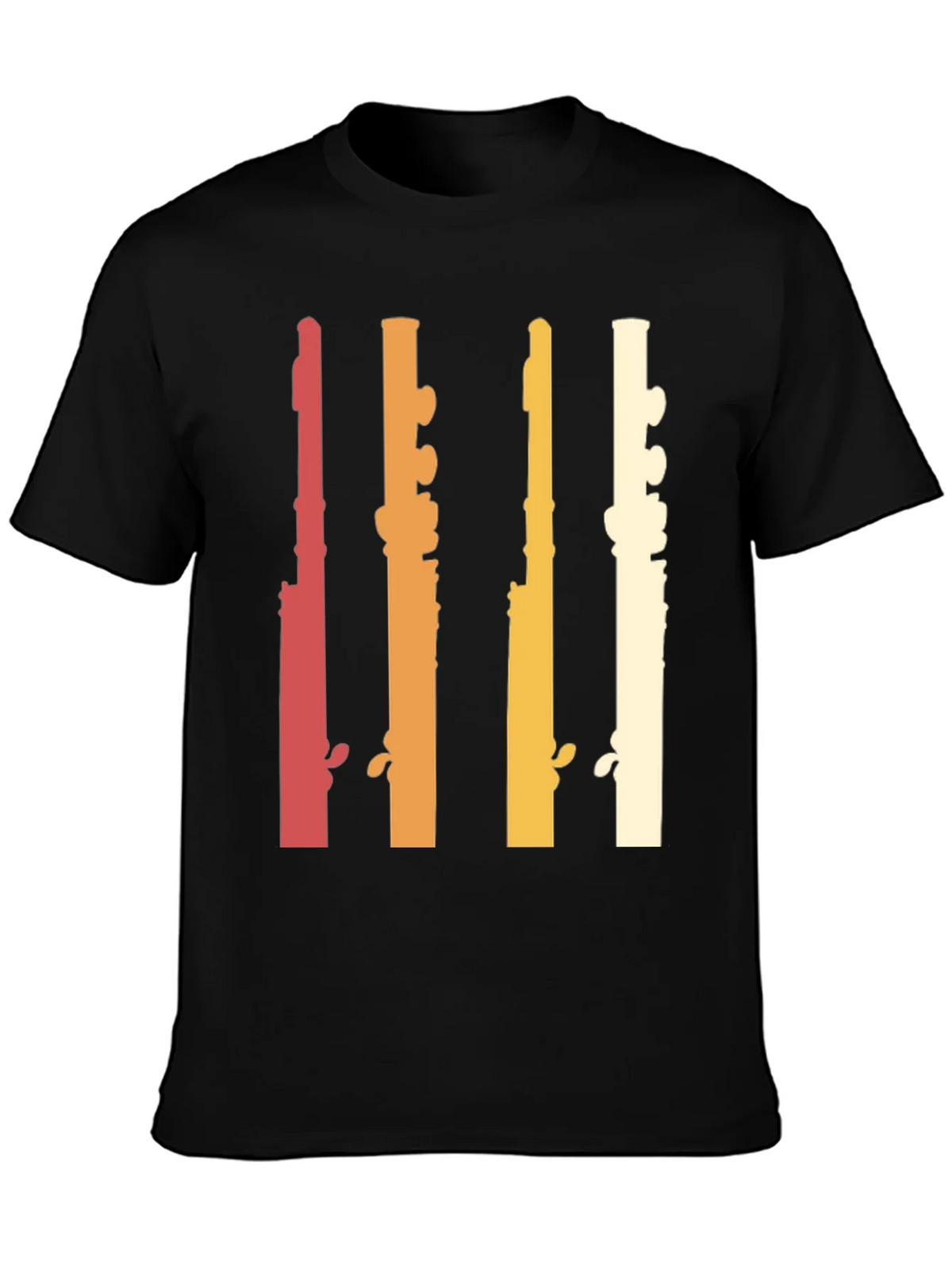 Retro Flute Musician T-Shirt product image 6