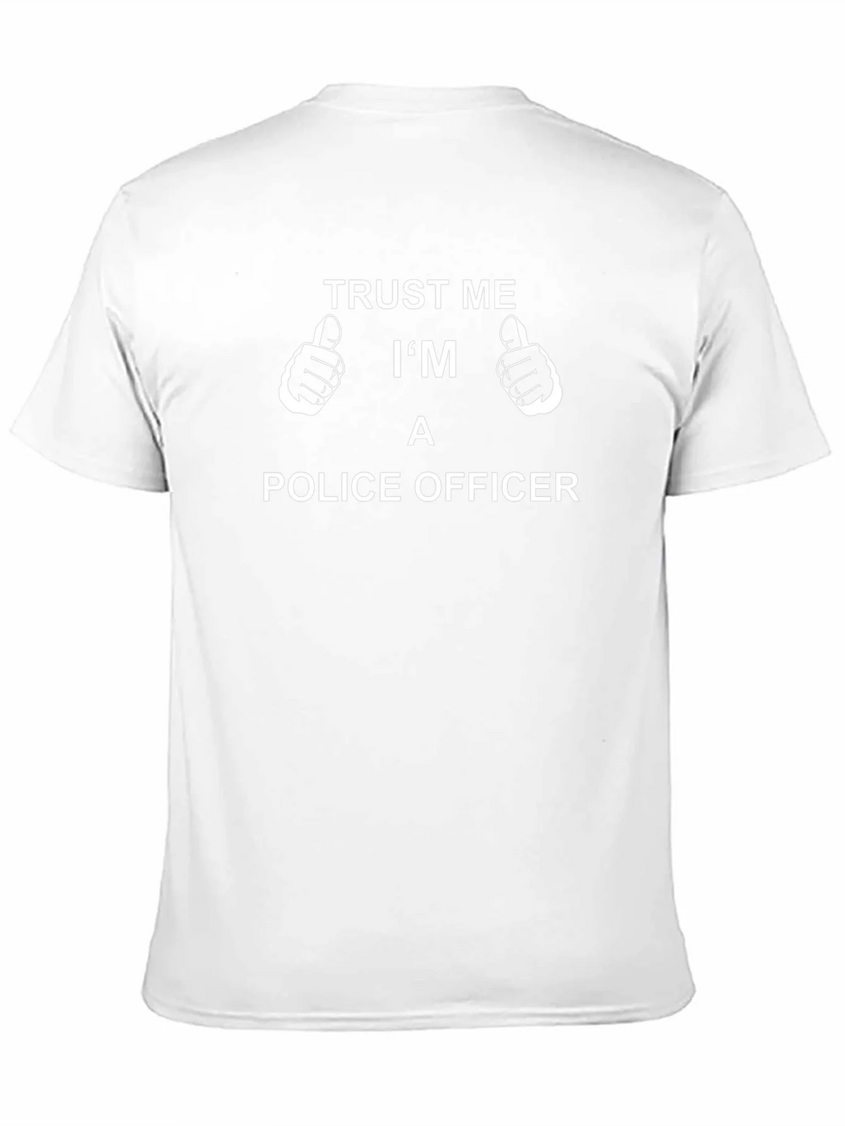 Trust Me Im A Police Officer Black T-Shirt product image 2