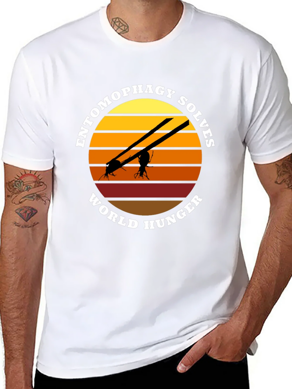 Entomophagy Solves World Hunger T-Shirt product image 10