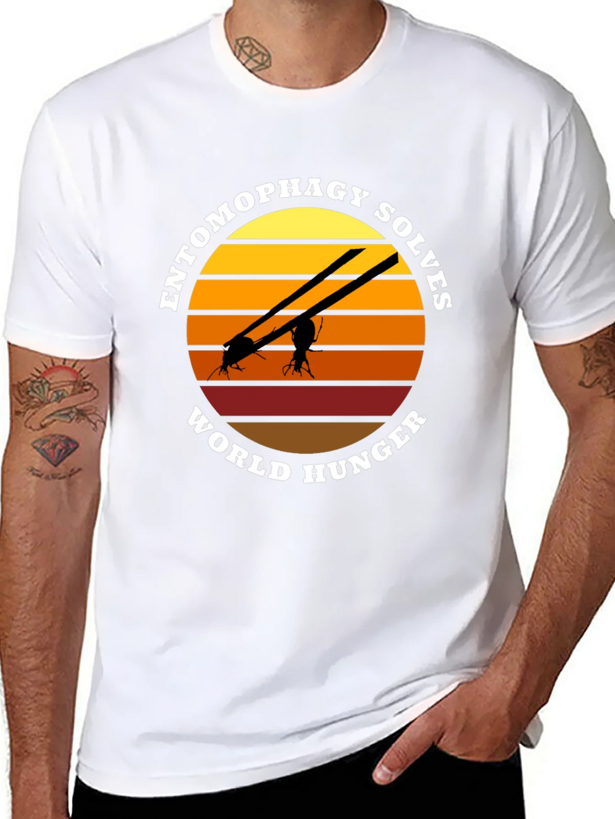 Entomophagy Solves World Hunger T-Shirt product image 10