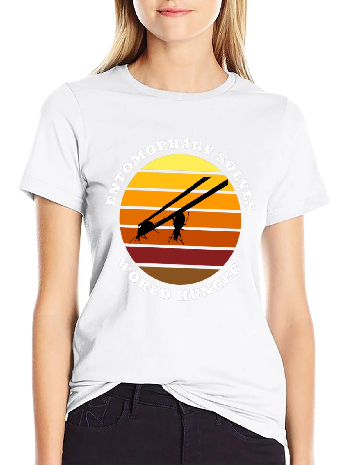 Entomophagy Solves World Hunger T-Shirt product image 11