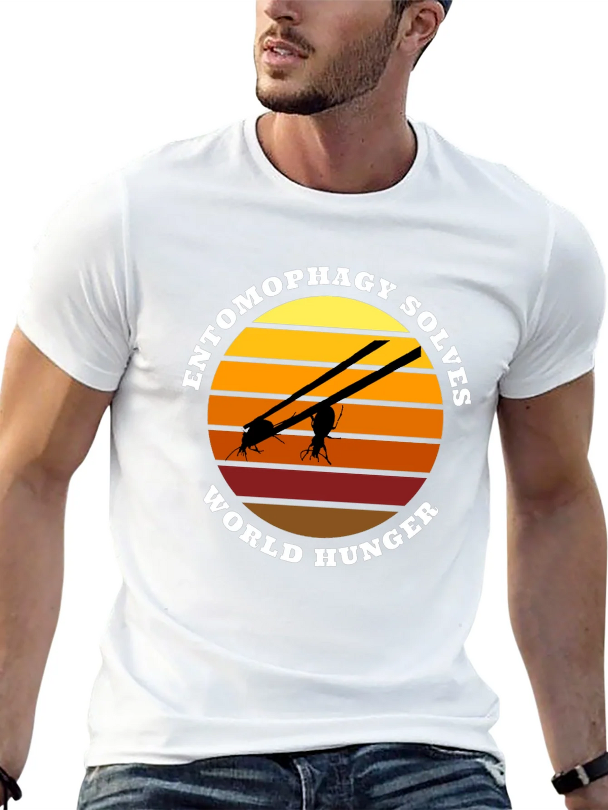 Entomophagy Solves World Hunger T-Shirt product image 4
