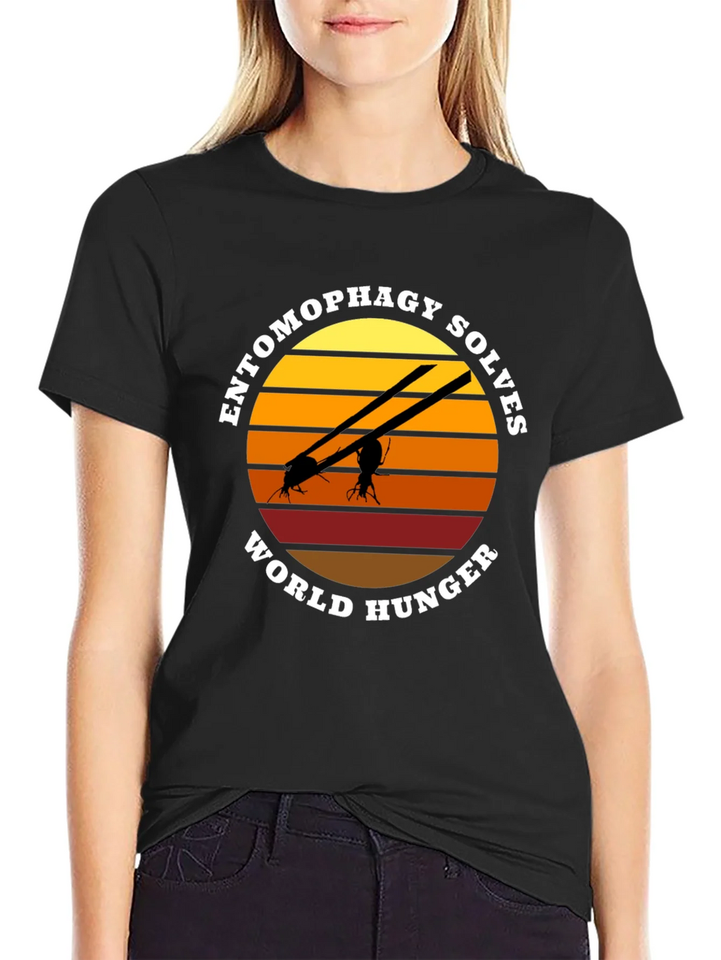Entomophagy Solves World Hunger T-Shirt product image 5