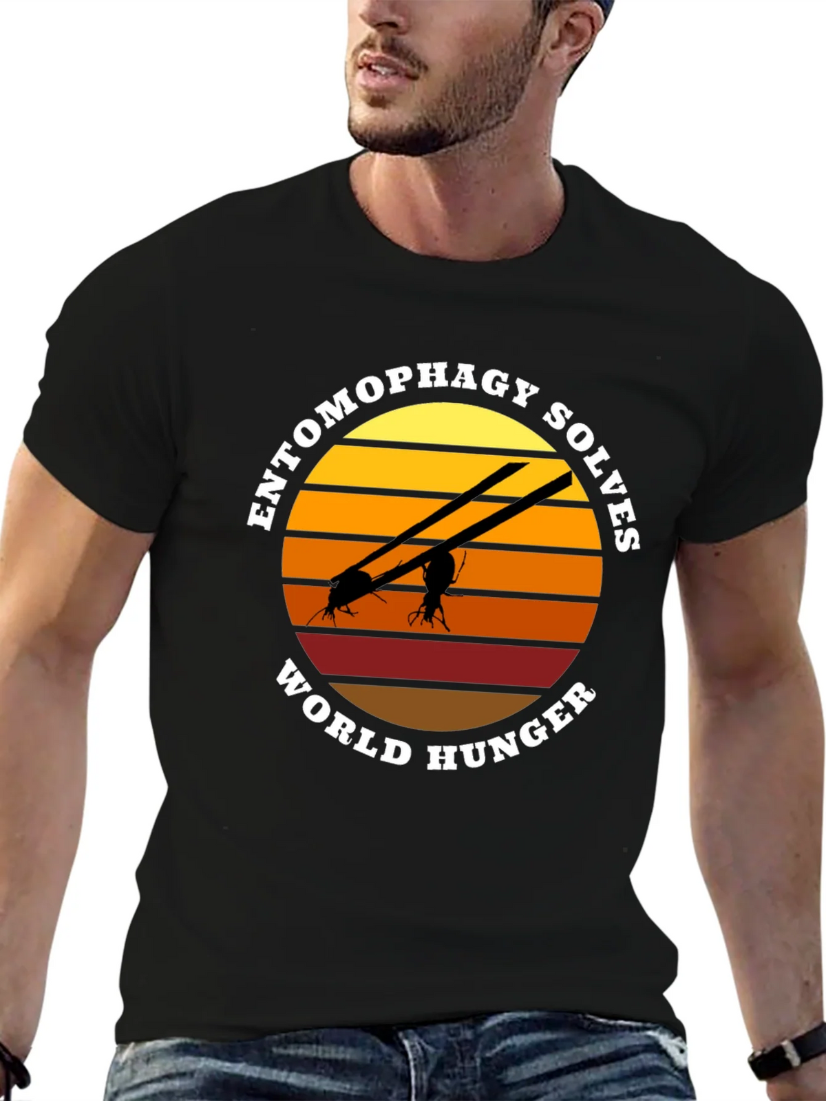 Entomophagy Solves World Hunger T-Shirt product image 9