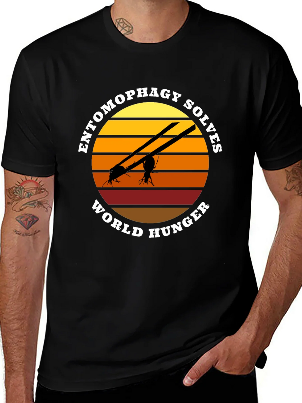 Entomophagy Solves World Hunger T-Shirt product image 1