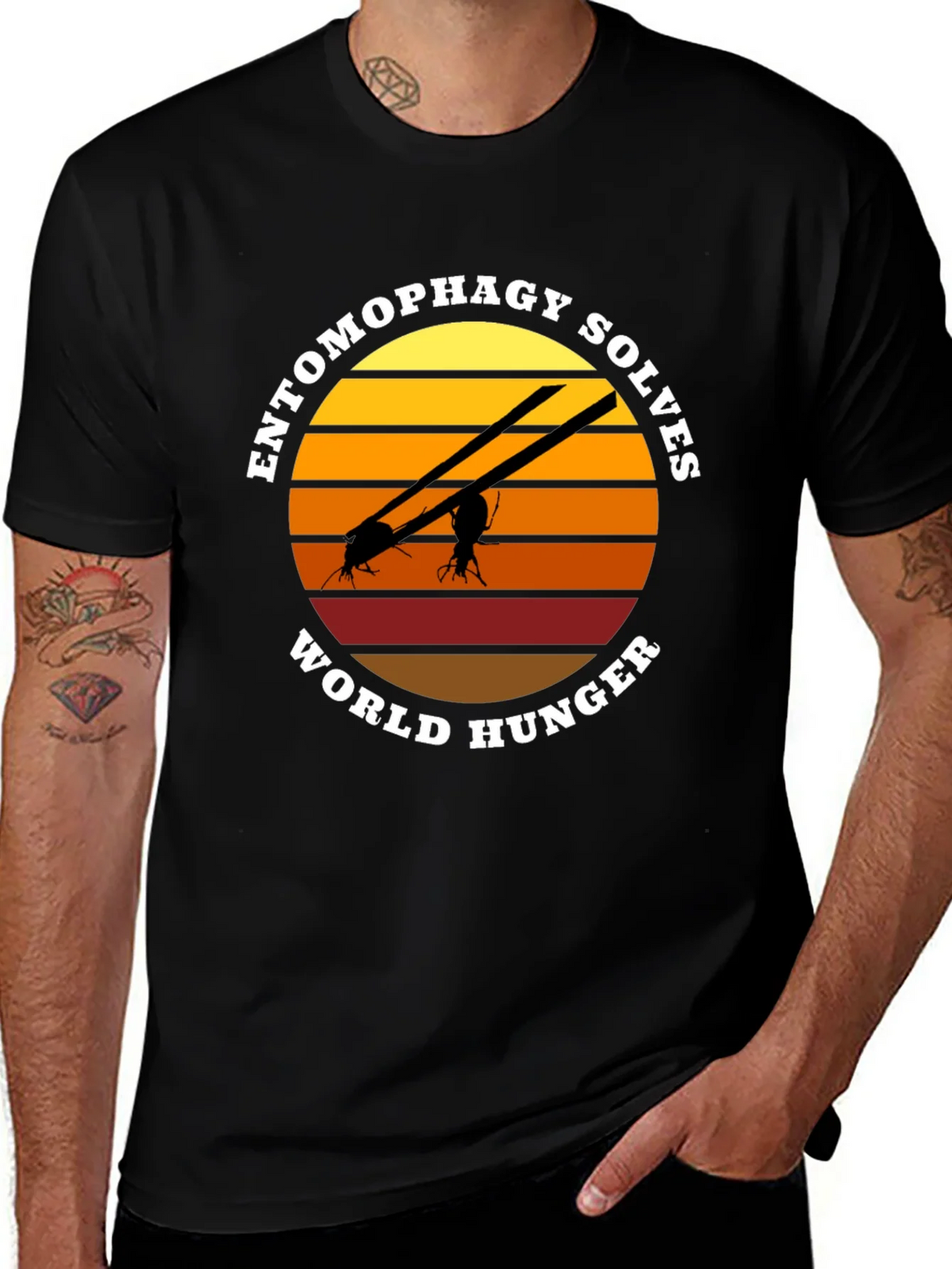 Entomophagy Solves World Hunger T-Shirt product image 1