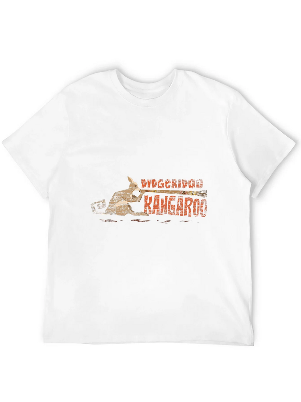 Didgeridoo Kangaroo Black T-Shirt product image 3