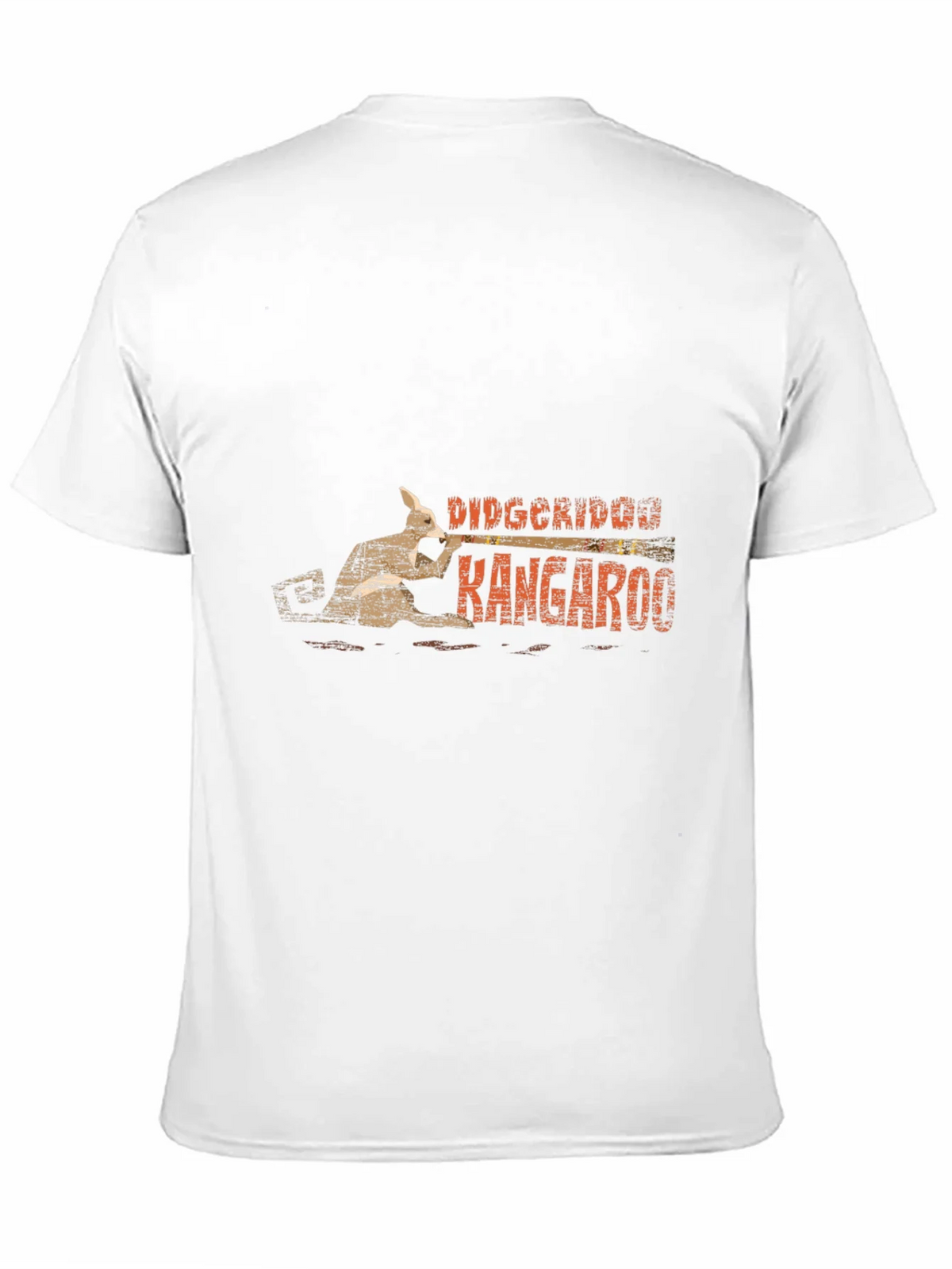 Didgeridoo Kangaroo Black T-Shirt product image 2