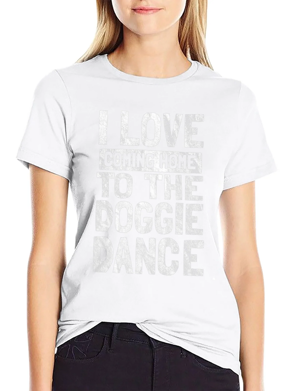 Dog Lover Tee: I Love Coming Home to the Doggie Dance product image 11