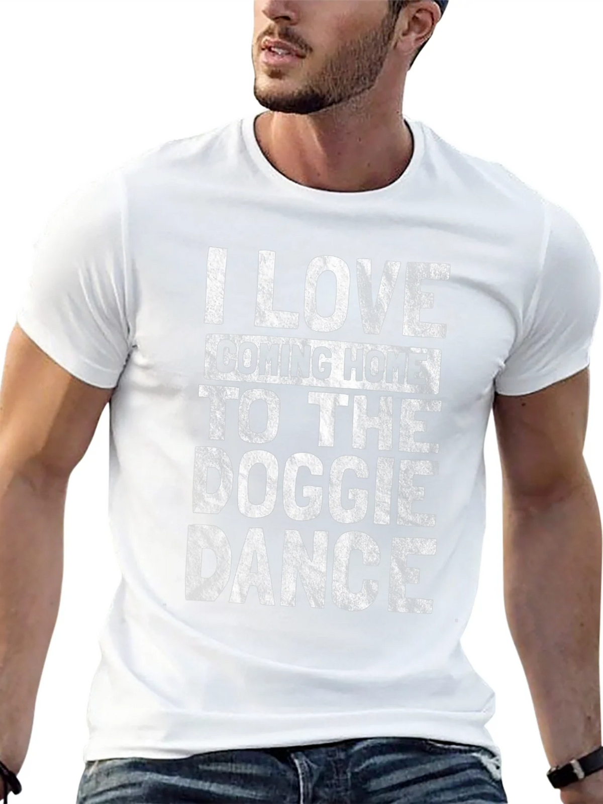 Dog Lover Tee: I Love Coming Home to the Doggie Dance product image 4