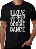 Dog Lover Tee: I Love Coming Home to the Doggie Dance product image 1