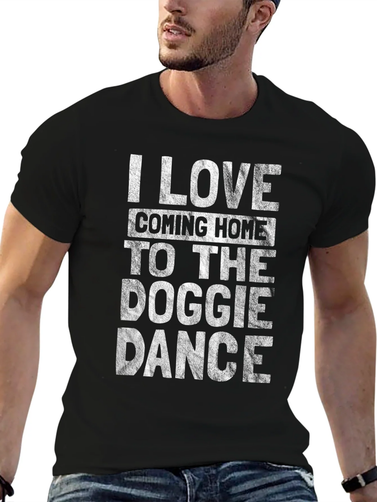 Dog Lover Tee: I Love Coming Home to the Doggie Dance product image 9