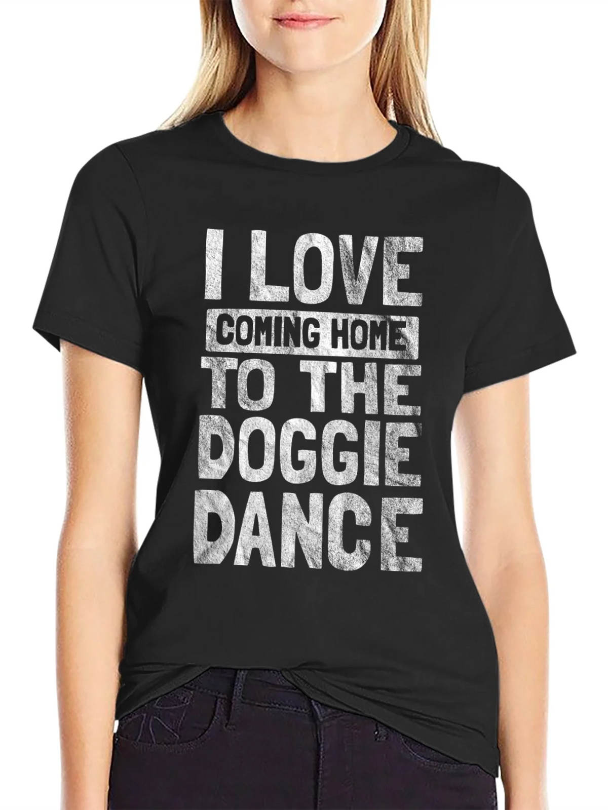 Dog Lover Tee: I Love Coming Home to the Doggie Dance product image 5