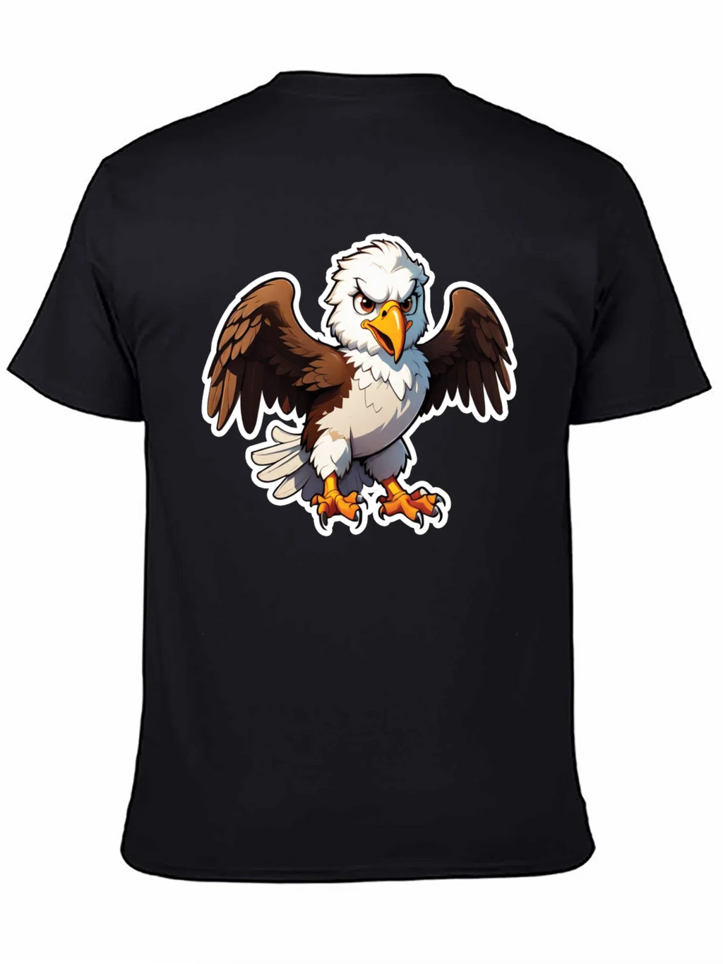Bald Eagle Graphic Tee - Black Casual Shirt product image 4