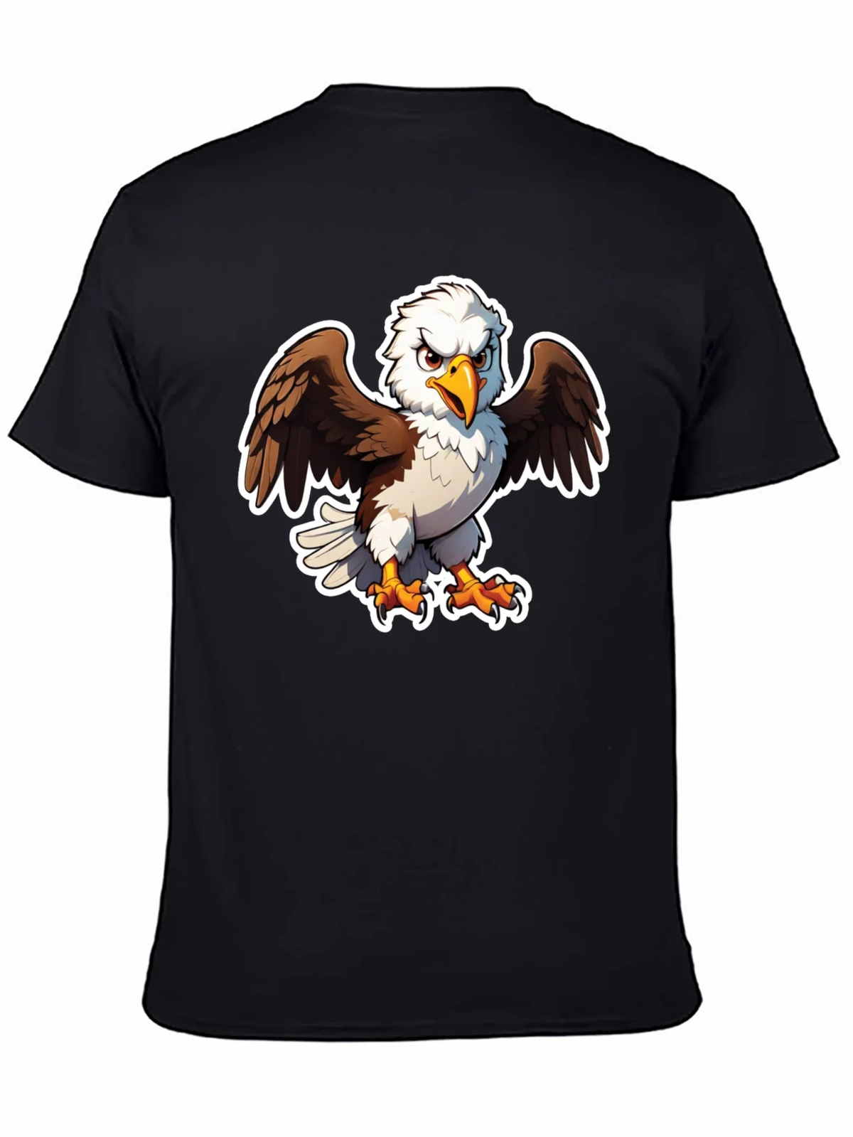 Bald Eagle Graphic Tee - Black Casual Shirt product image 4