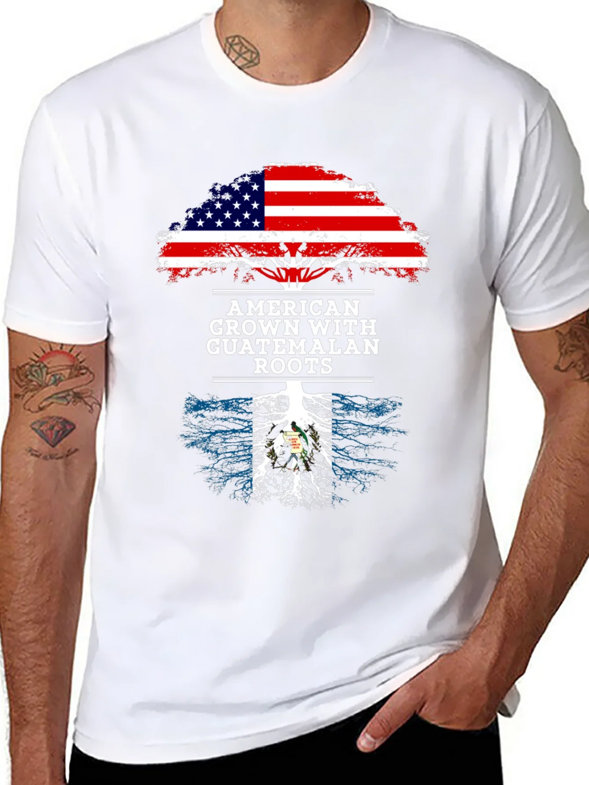 American Grown with Guatemalan Roots T-Shirt product image 10