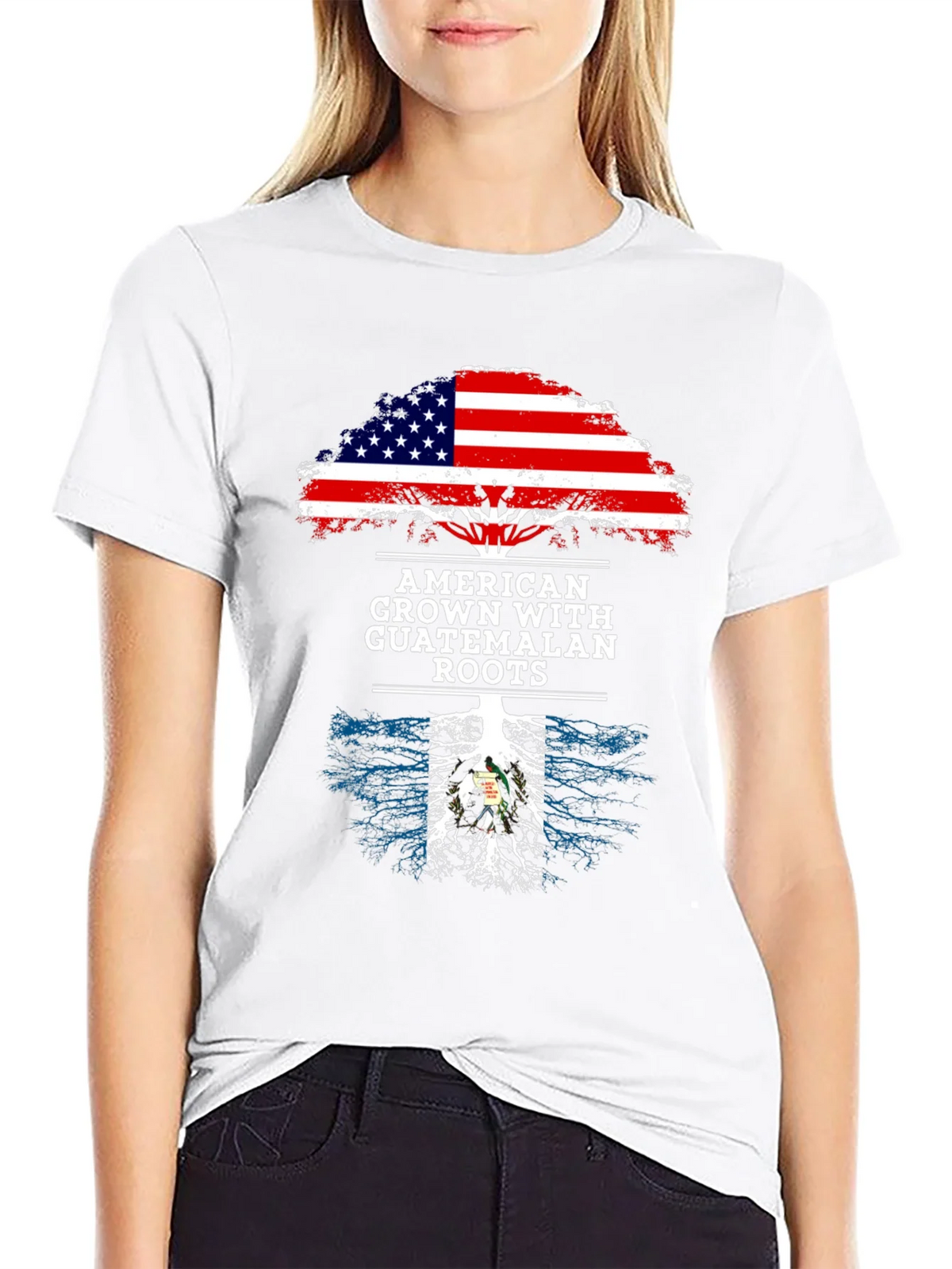 American Grown with Guatemalan Roots T-Shirt product image 11