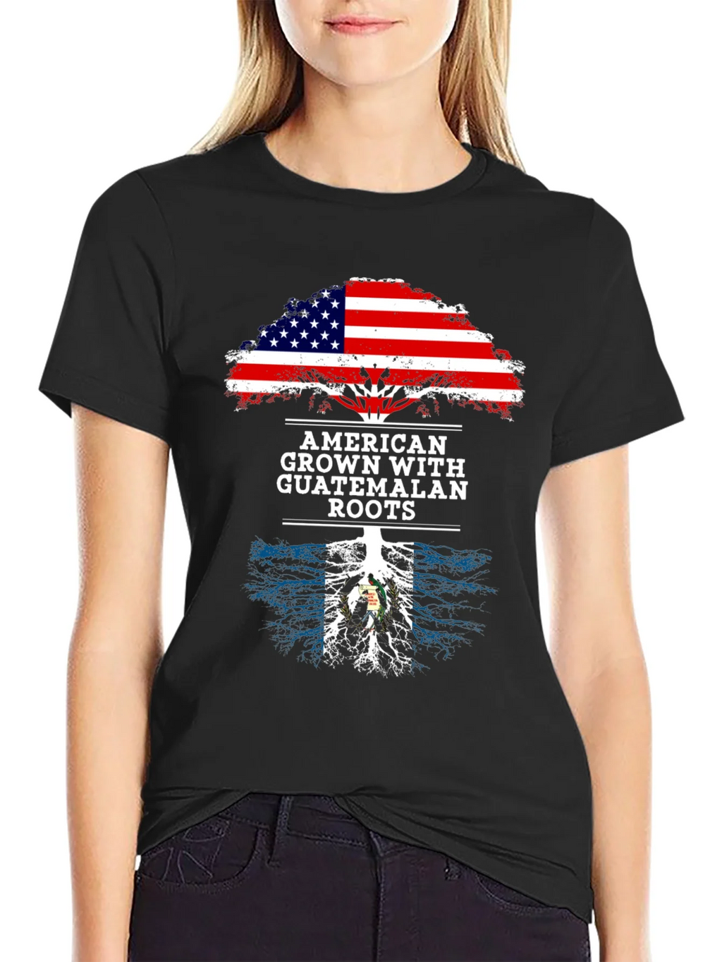 American Grown with Guatemalan Roots T-Shirt product image 5