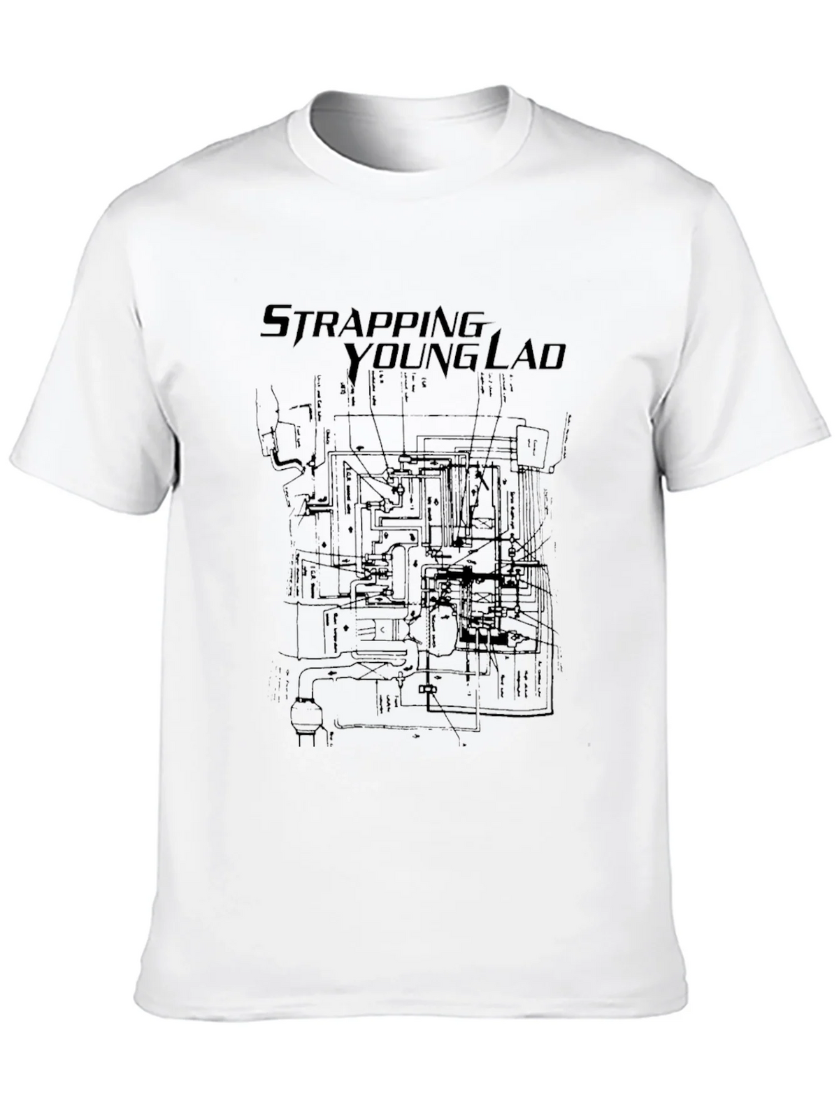Strapping Young Lad Black Graphic Tee product image 12