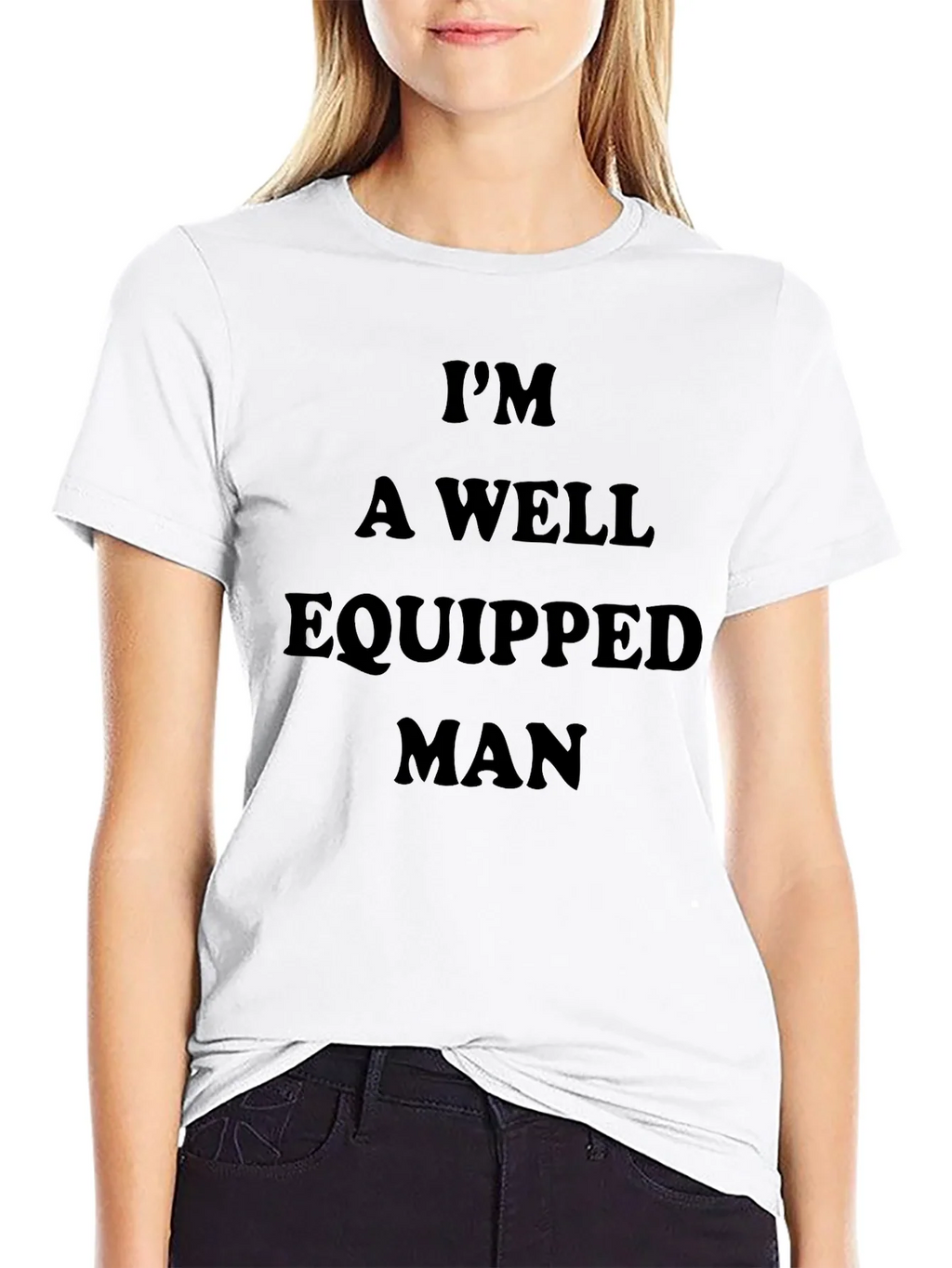Im A Well Equipped Man Black T-Shirt product image 11