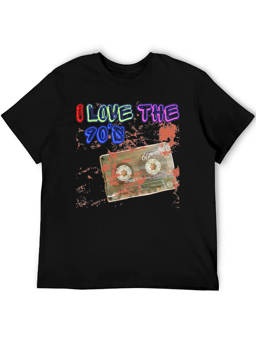 I Love the 70s Retro Cassette Graphic Tee product image 8