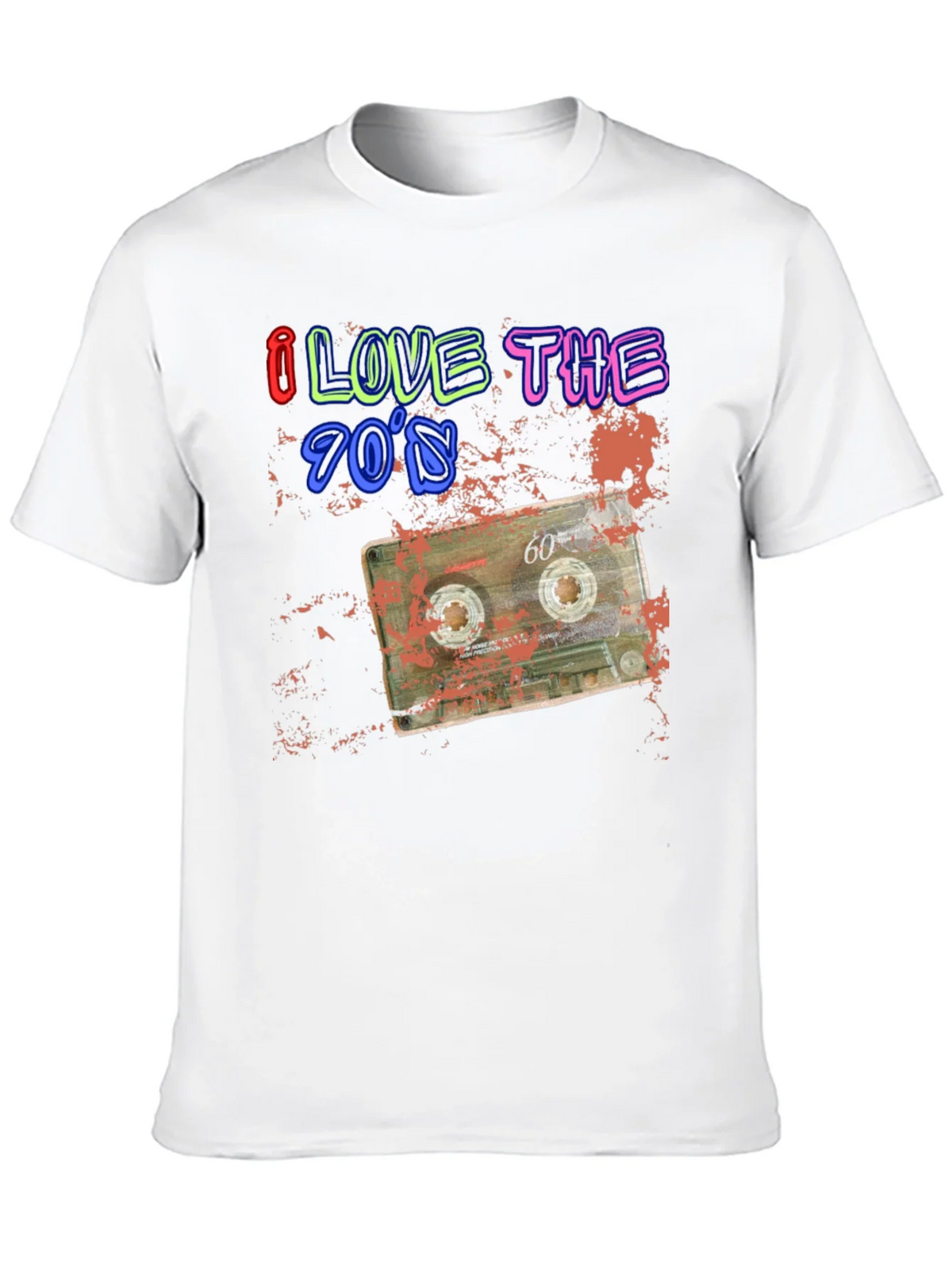 I Love the 70s Retro Cassette Graphic Tee product image 12