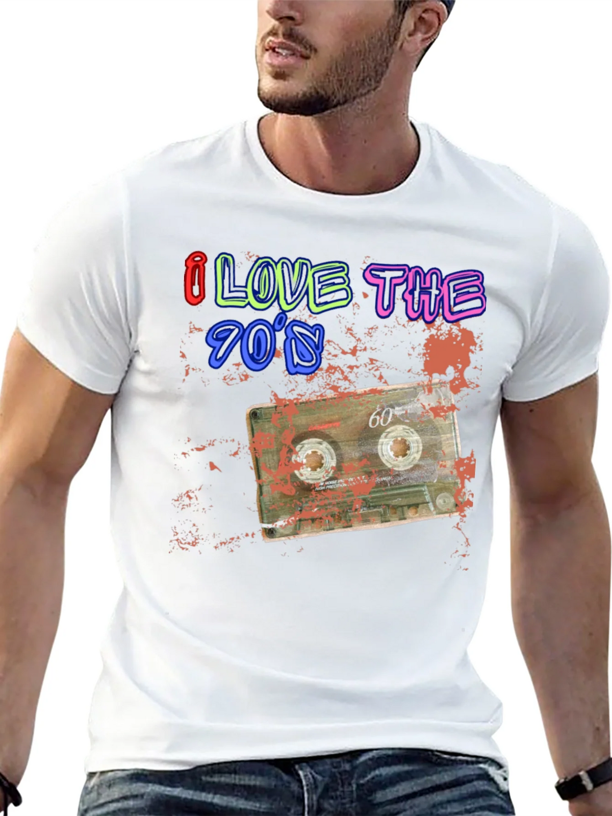 I Love the 70s Retro Cassette Graphic Tee product image 4