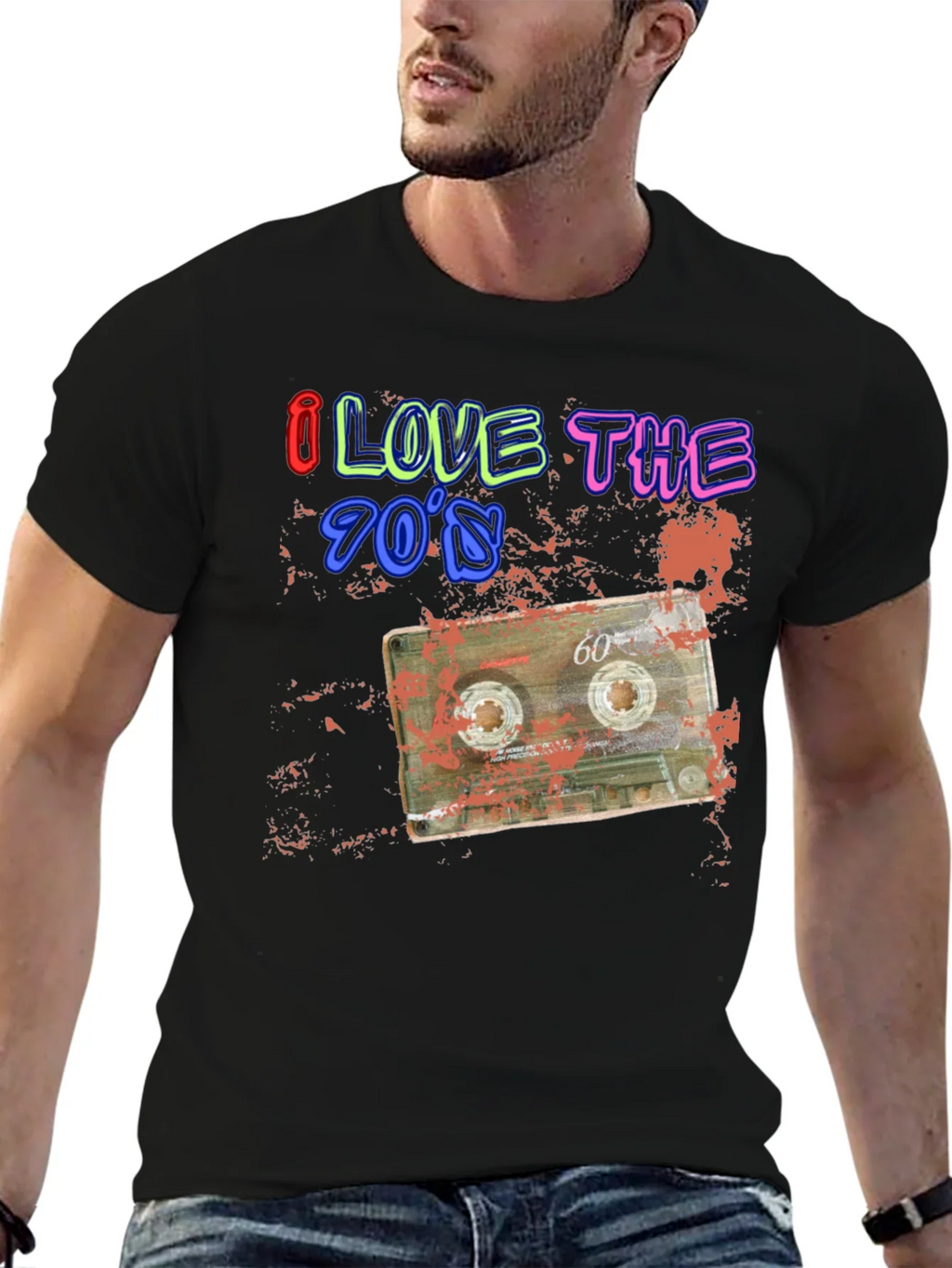 I Love the 70s Retro Cassette Graphic Tee product image 9
