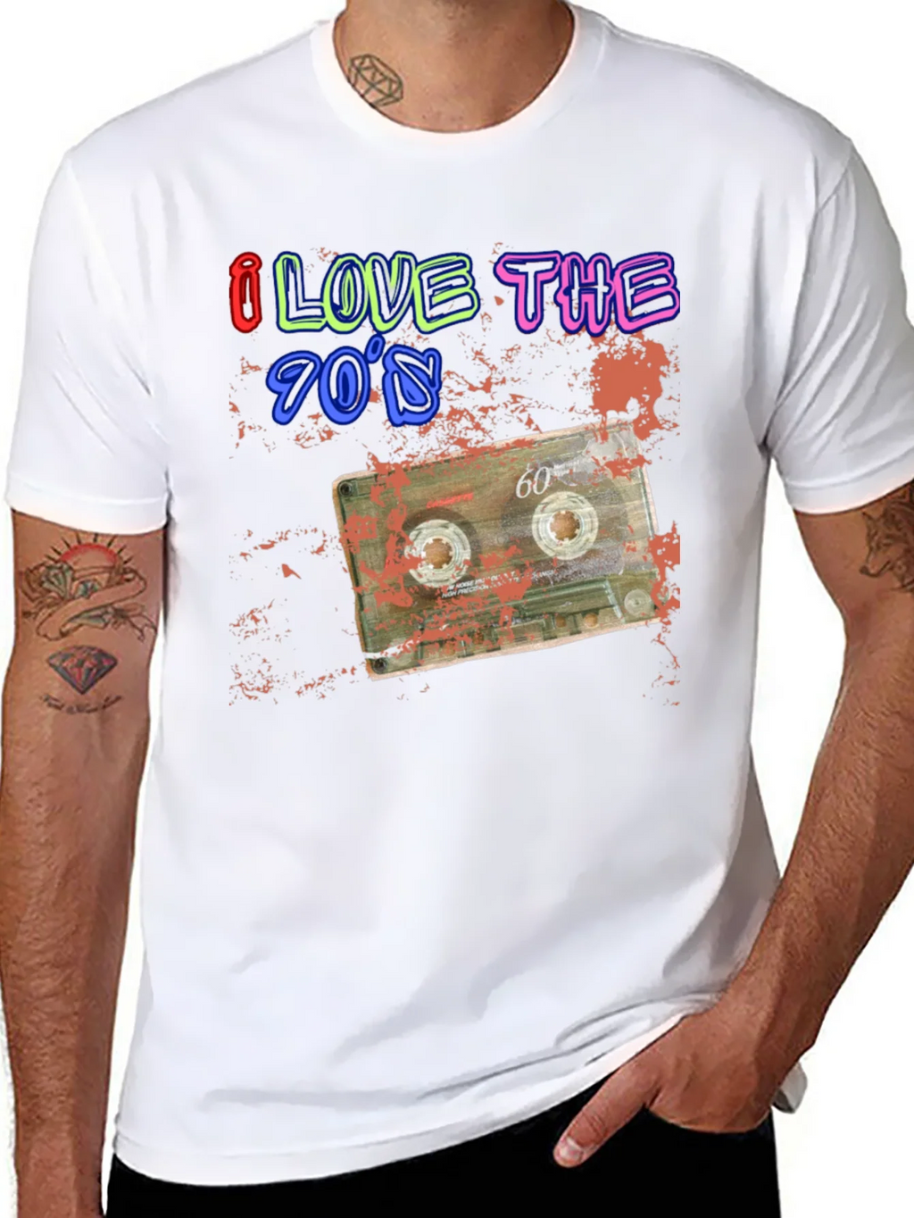 I Love the 70s Retro Cassette Graphic Tee product image 10