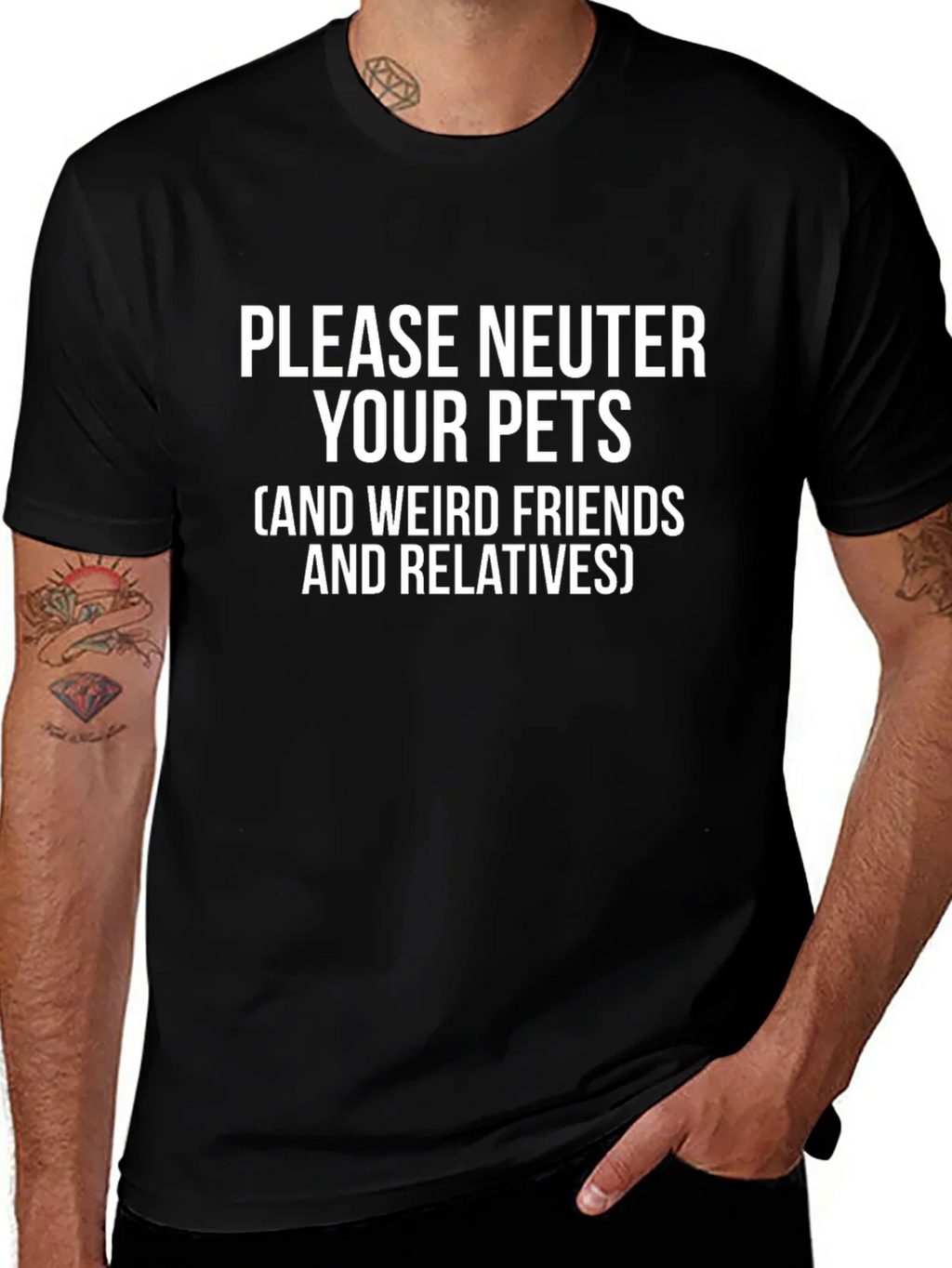 Please Neuter Your Pets Graphic Tee product image 1