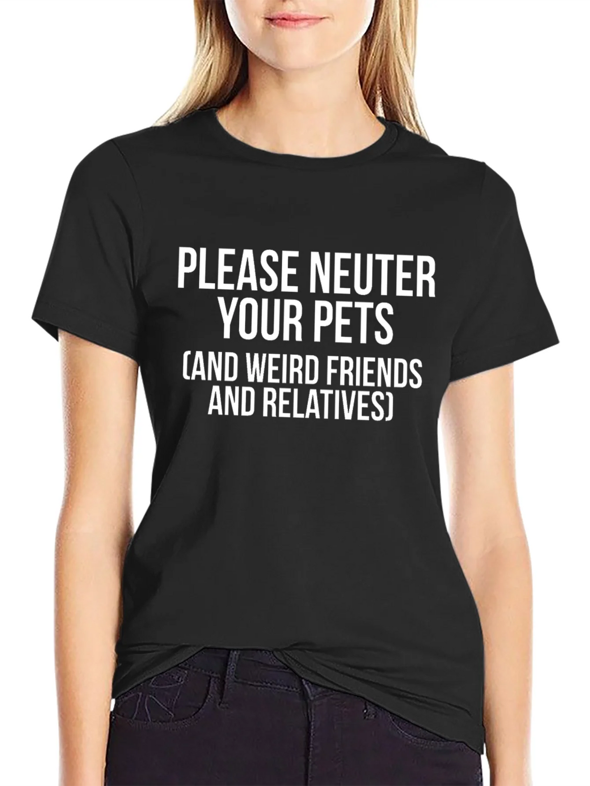 Please Neuter Your Pets Graphic Tee product image 2