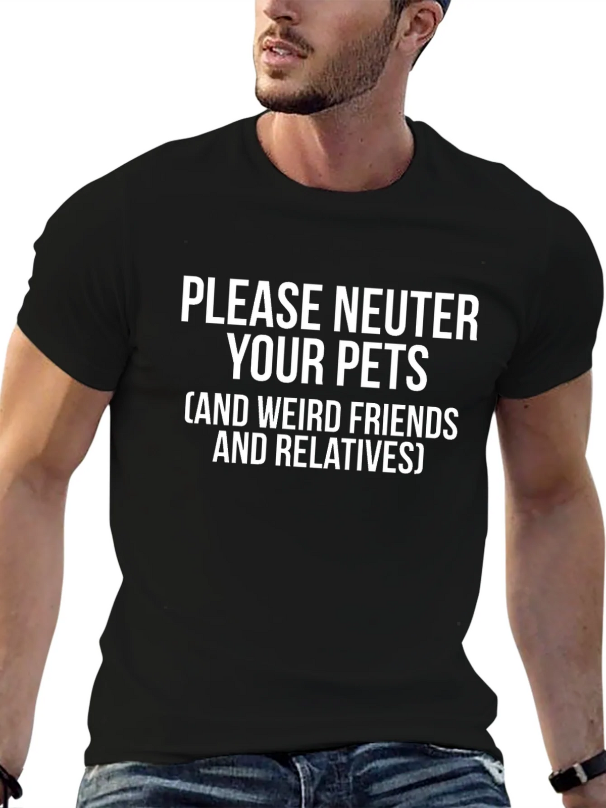 Please Neuter Your Pets Graphic Tee product image 6