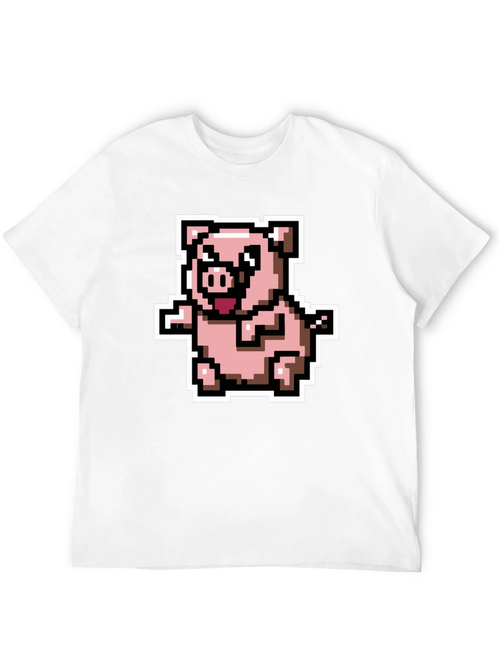 Pixel Pig T-Shirt - Cute Retro Gaming Tee product image 3