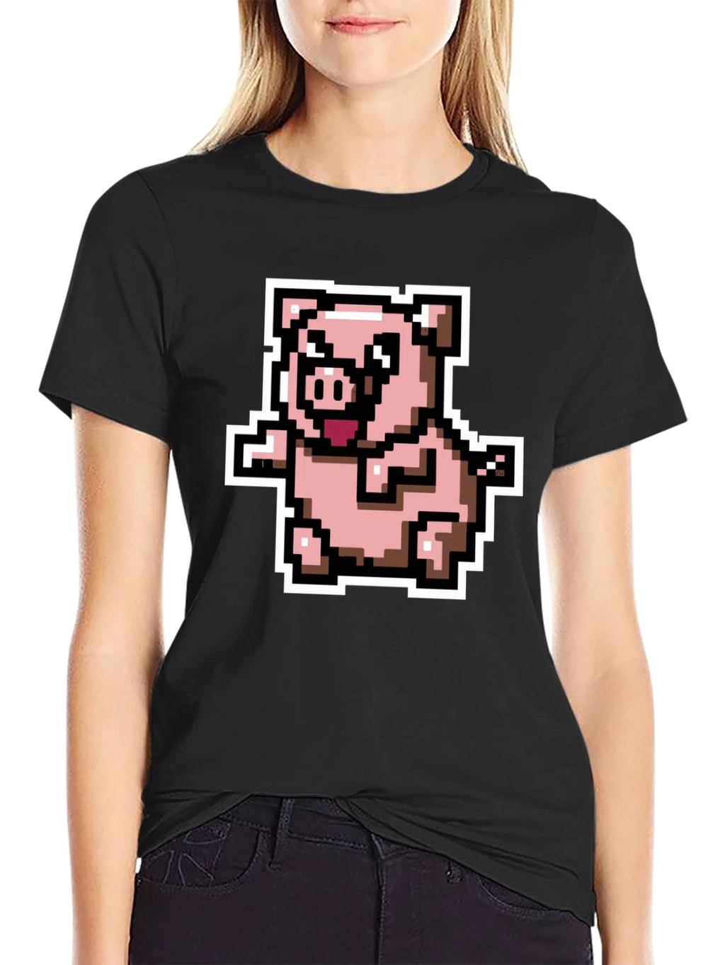 Pixel Pig T-Shirt - Cute Retro Gaming Tee product image 5