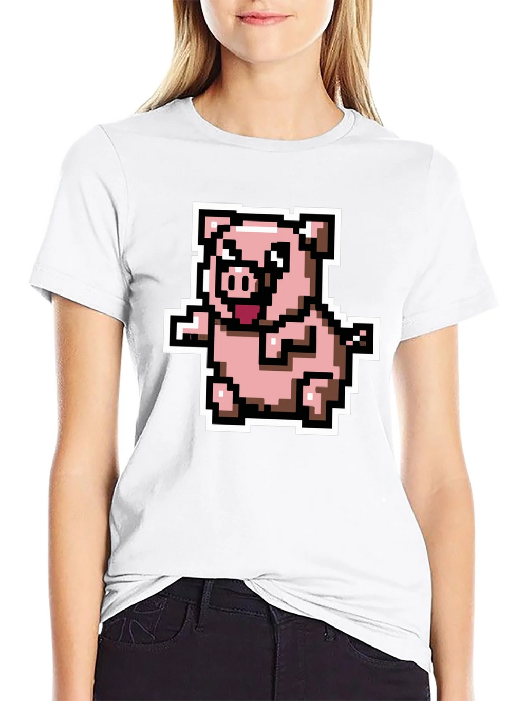 Pixel Pig T-Shirt - Cute Retro Gaming Tee product image 11