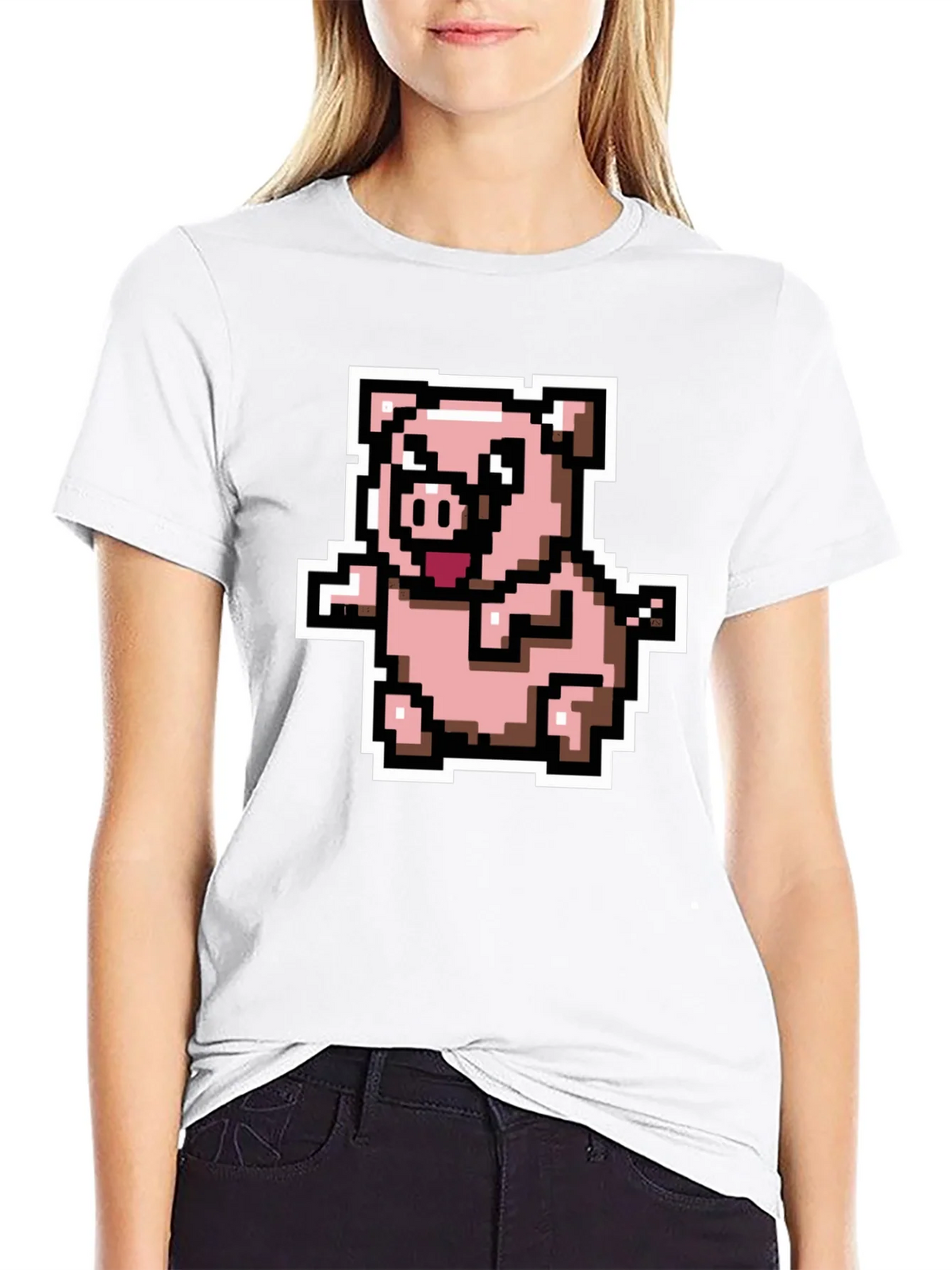 Pixel Pig T-Shirt - Cute Retro Gaming Tee product image 11