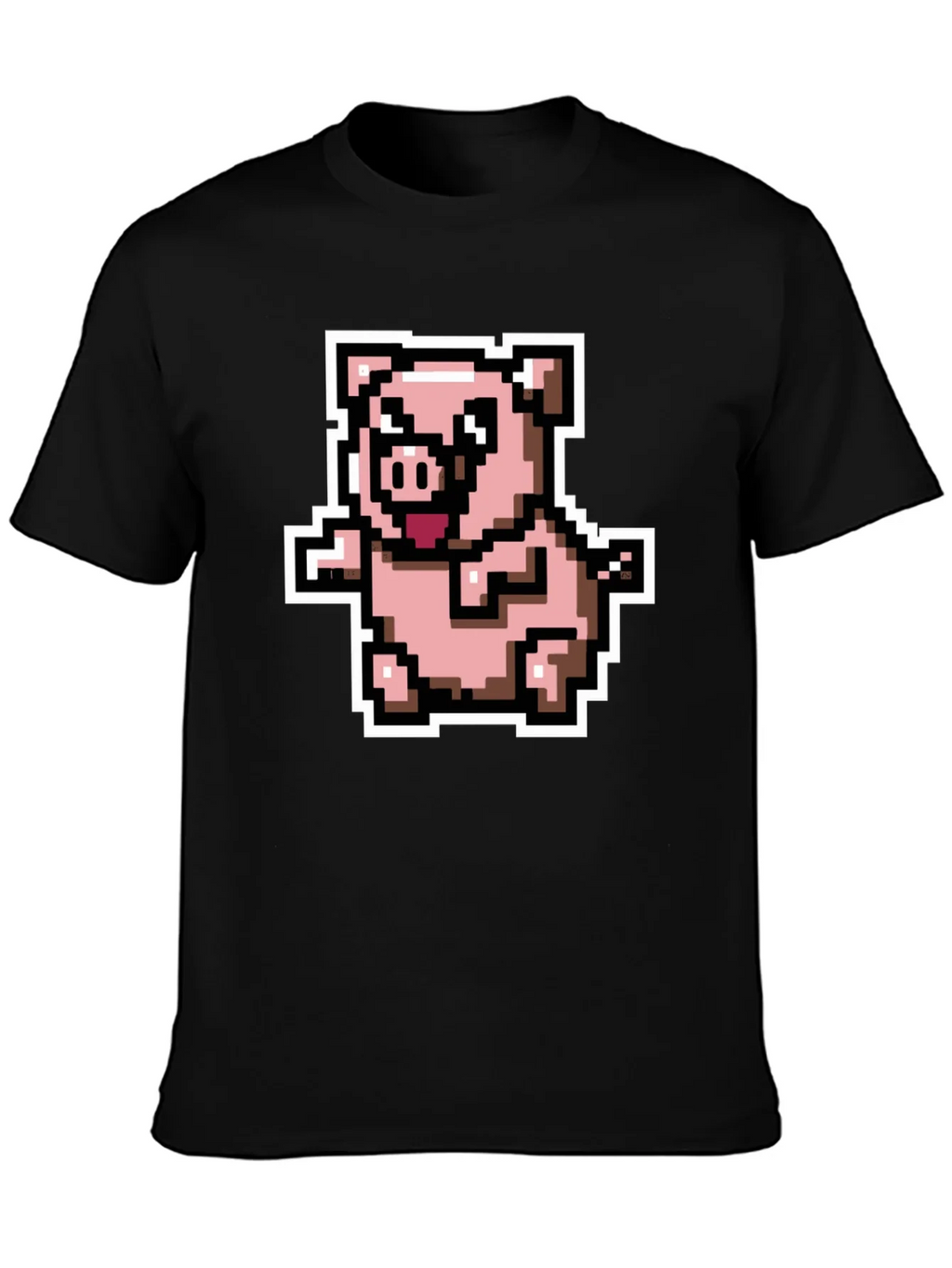Pixel Pig T-Shirt - Cute Retro Gaming Tee product image 6