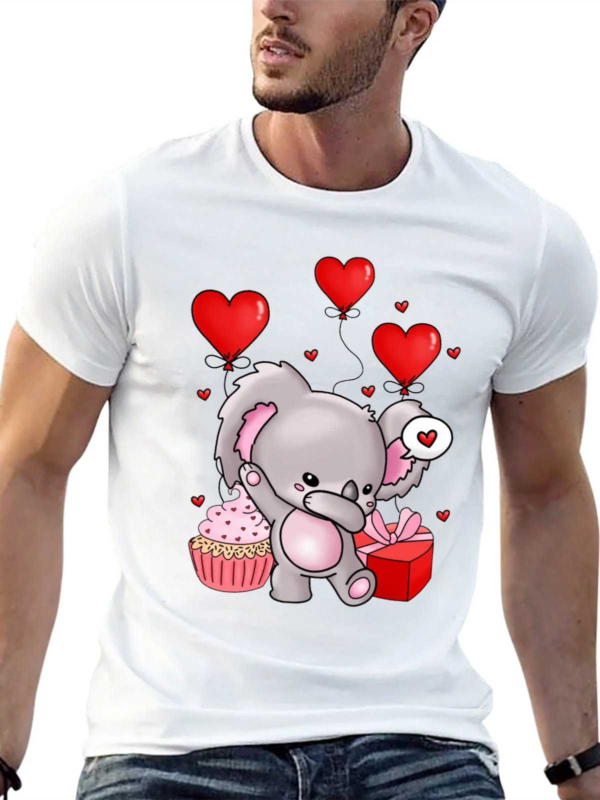 Valentines Day Koala T-Shirt product image 4