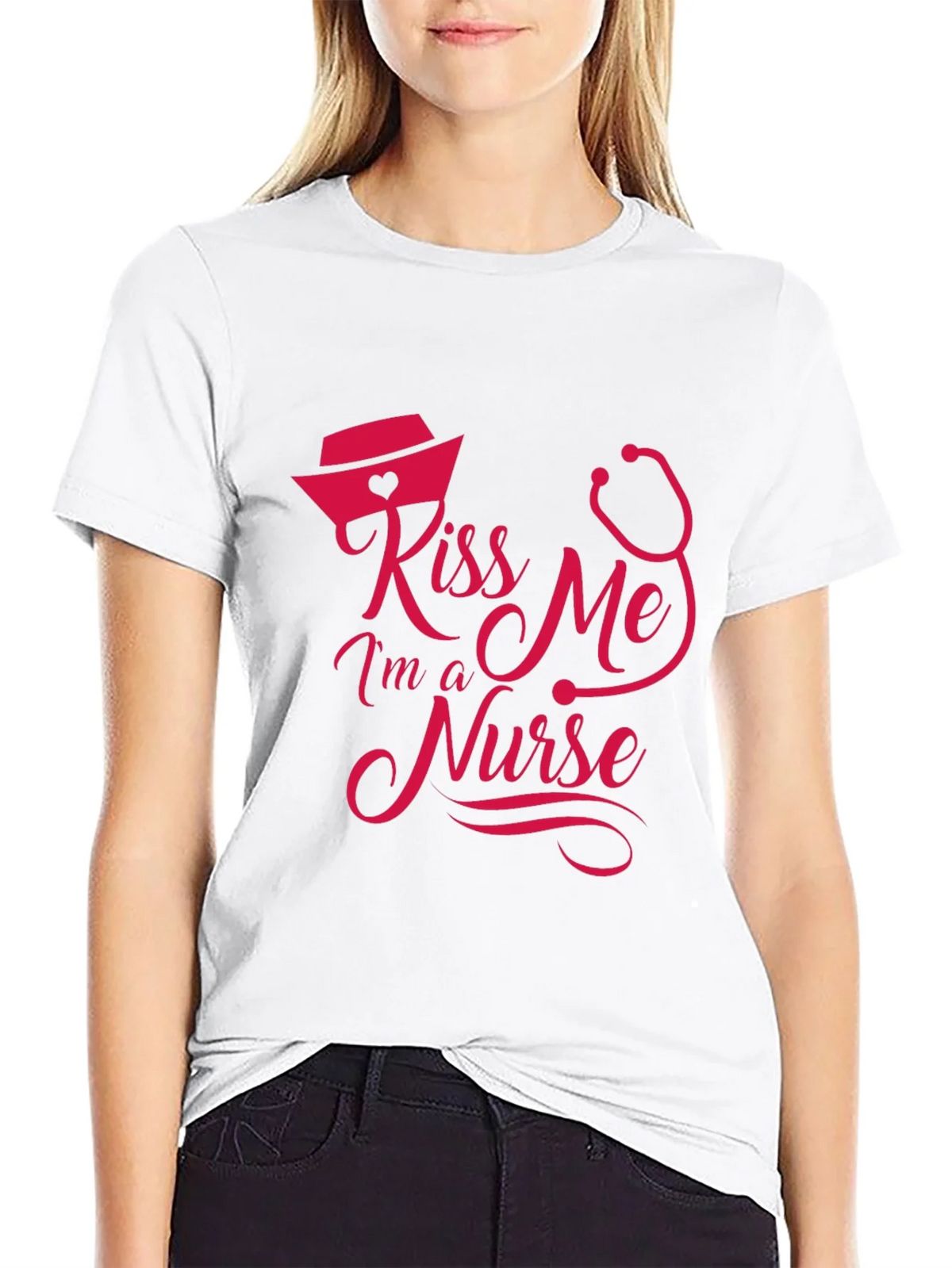 Kiss Me Im a Nurse T-Shirt product image 11