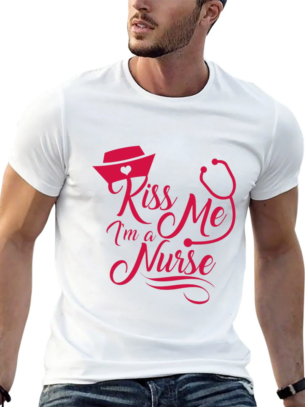 Kiss Me Im a Nurse T-Shirt product image 4