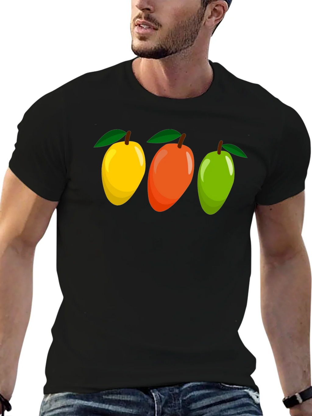 Mango Trio Graphic Tee - Fruit Lovers T-Shirt product image 9