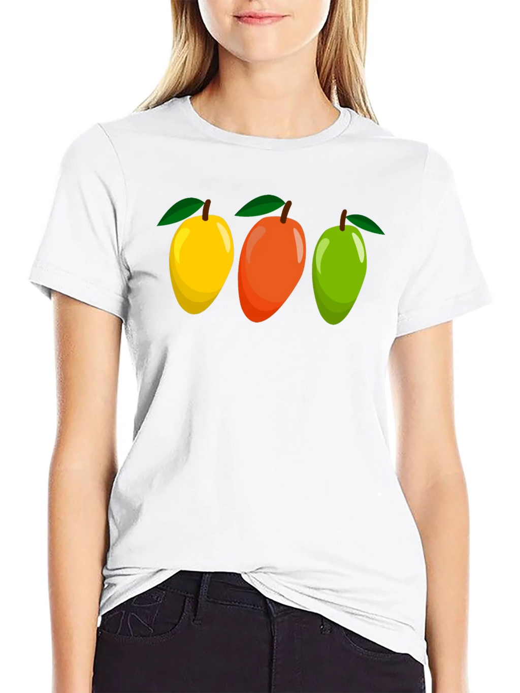 Mango Trio Graphic Tee - Fruit Lovers T-Shirt product image 11