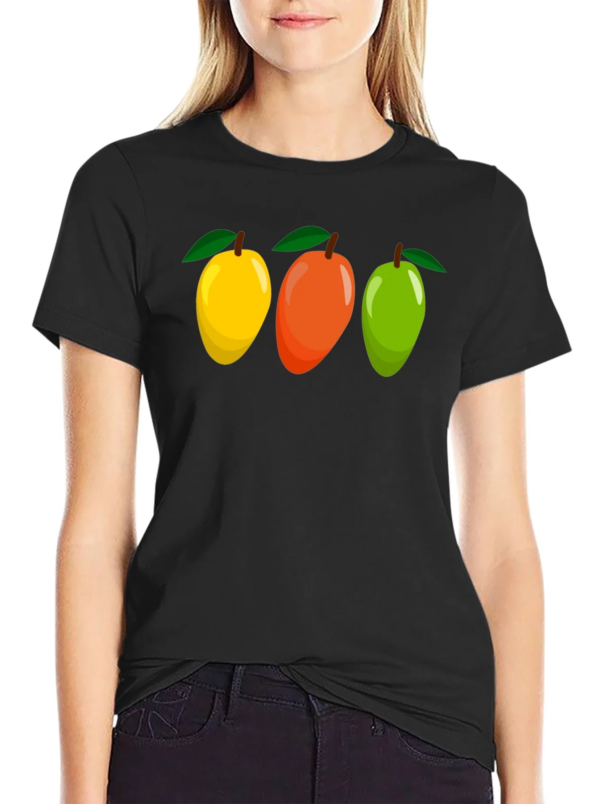 Mango Trio Graphic Tee - Fruit Lovers T-Shirt product image 5